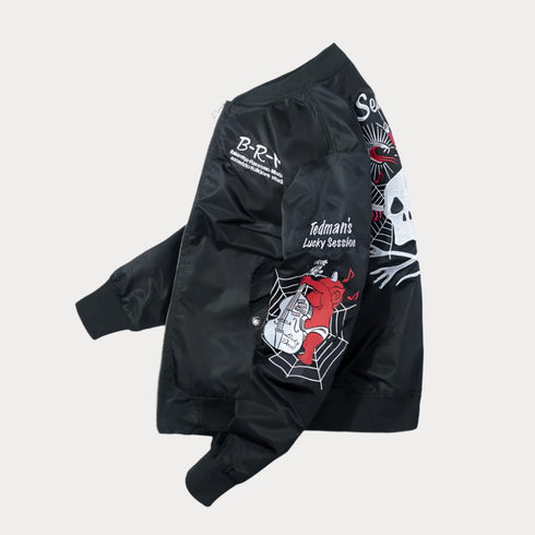 MA-1 Bomber Jacket – Embroidered Sukajan Pilot Windbreaker Japan Yokosuka Streetwear